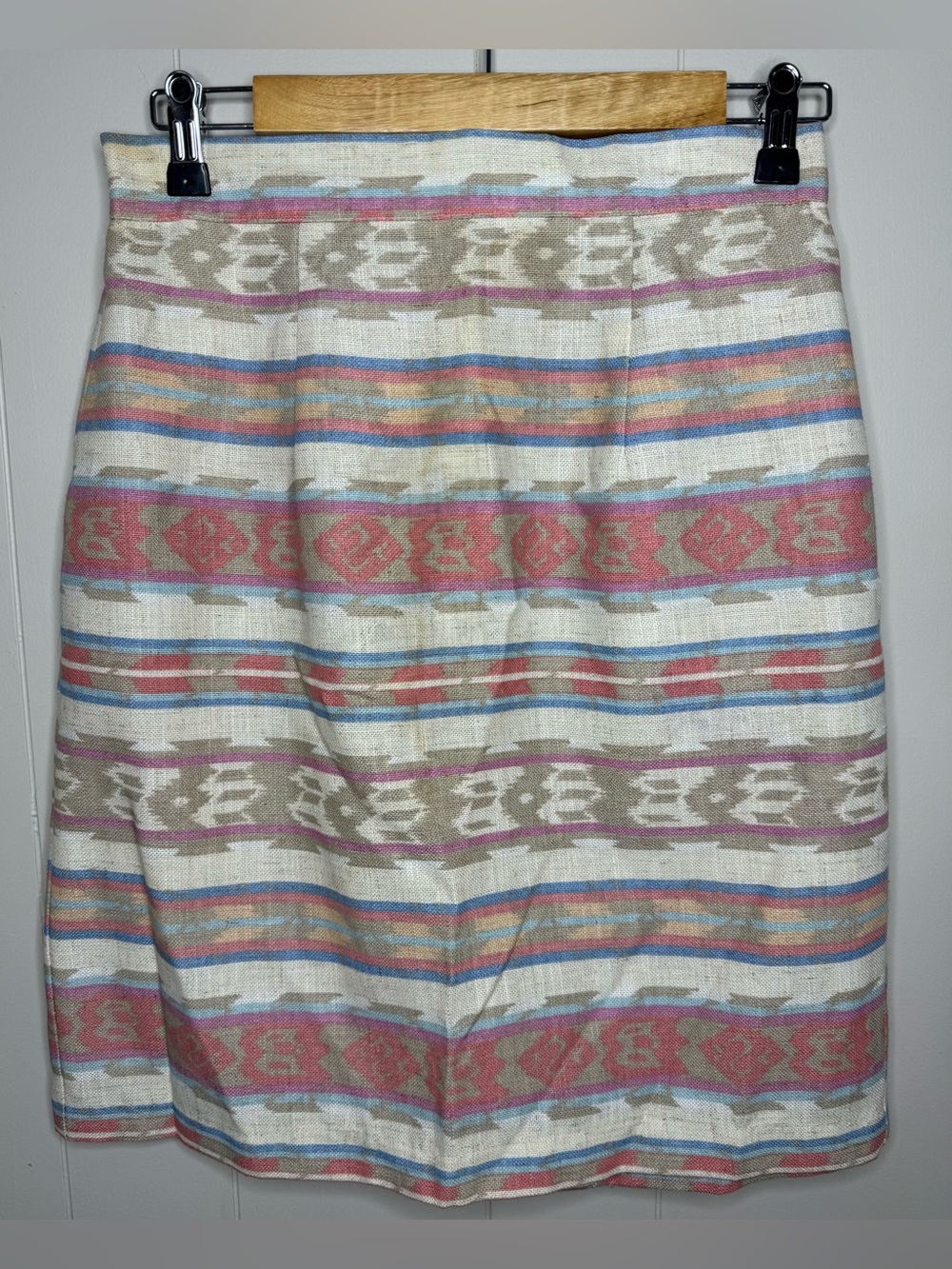 VTG The Villager Southwestern Pencil Skirt Womens Size 28*